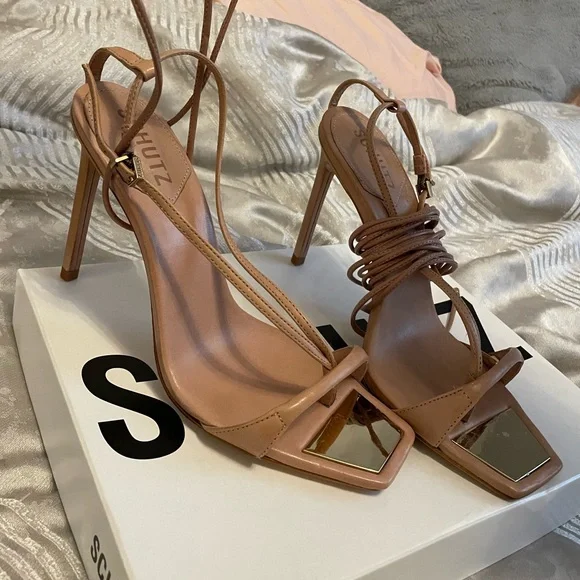 Schutz Sandal Heels - Picture 5 of 8